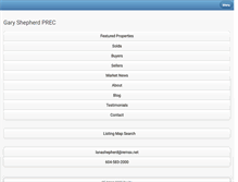 Tablet Screenshot of garyshepherd.ca